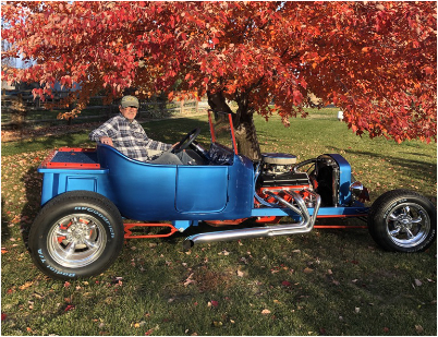 Picture of Neil in T Bucket Car